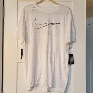 Nike Men’s Dri-FIT Training Shirt White XL CT6474-100 Short Sleeve Standard Fit